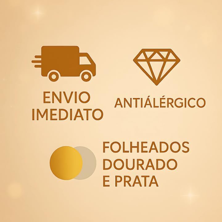 Conjunto de Colar Choker e Pulseira Ajustável, Aro 3,5mm, Dourado e Prata