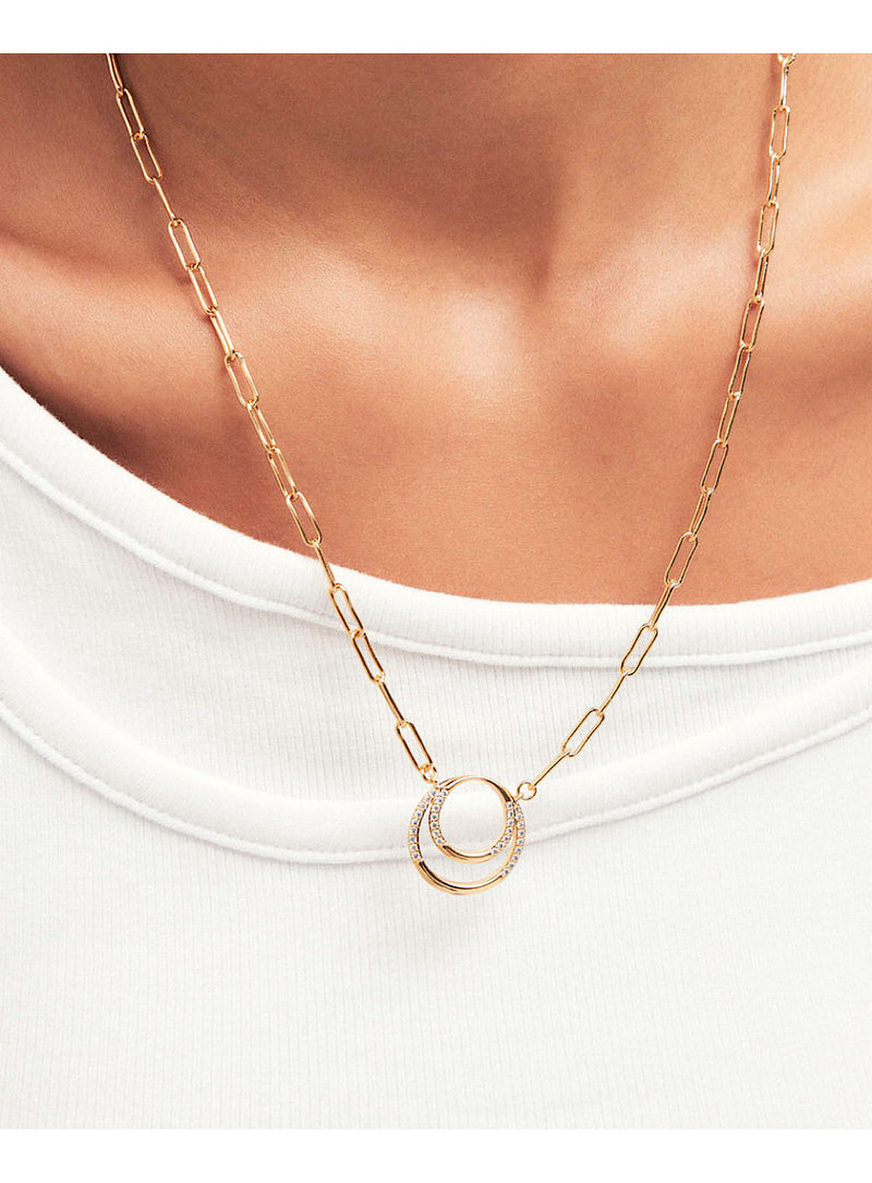 Colar Banho De Ouro 18k Dourado Com Pingente.