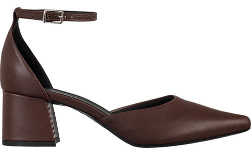 Scarpin Feminino Gigil Salto Grosso Salomé Retrô Moda