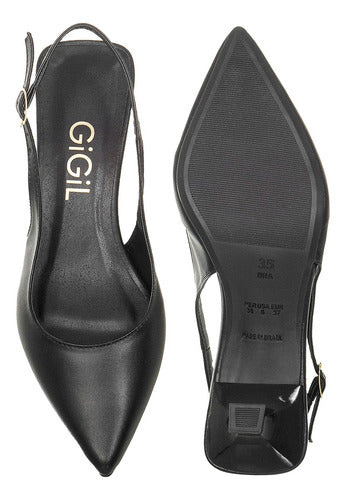Sapato Feminino Gigil Scarpin Salto Fino Baixo Confortável