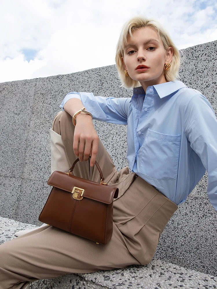 Bolsa Feminina em Couro Genuíno - Margot Moreau